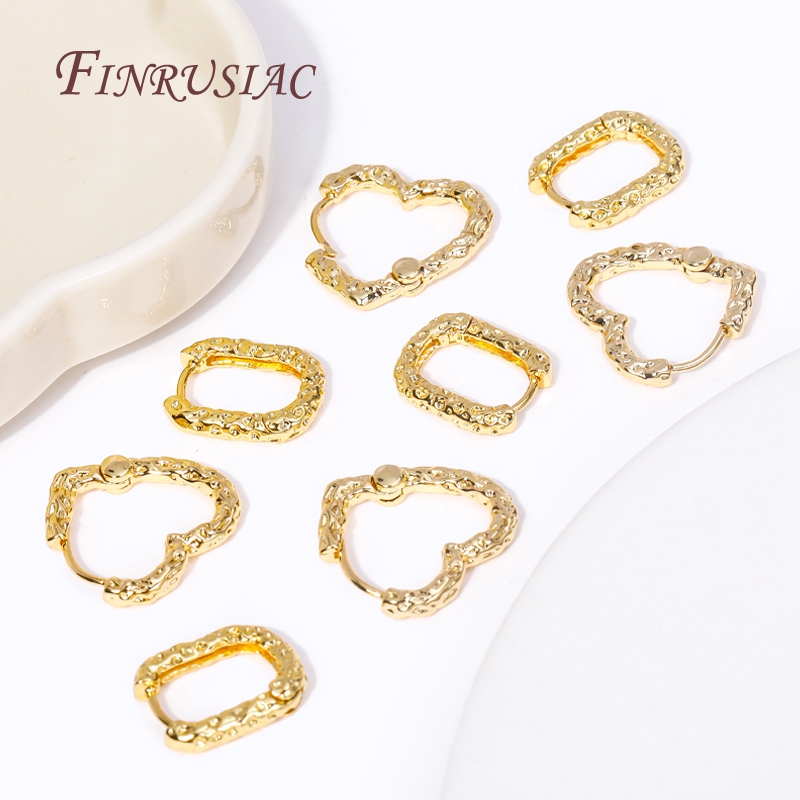 Jewelry Making Knots - 패션 18K 골드 도금 황동 하트/U