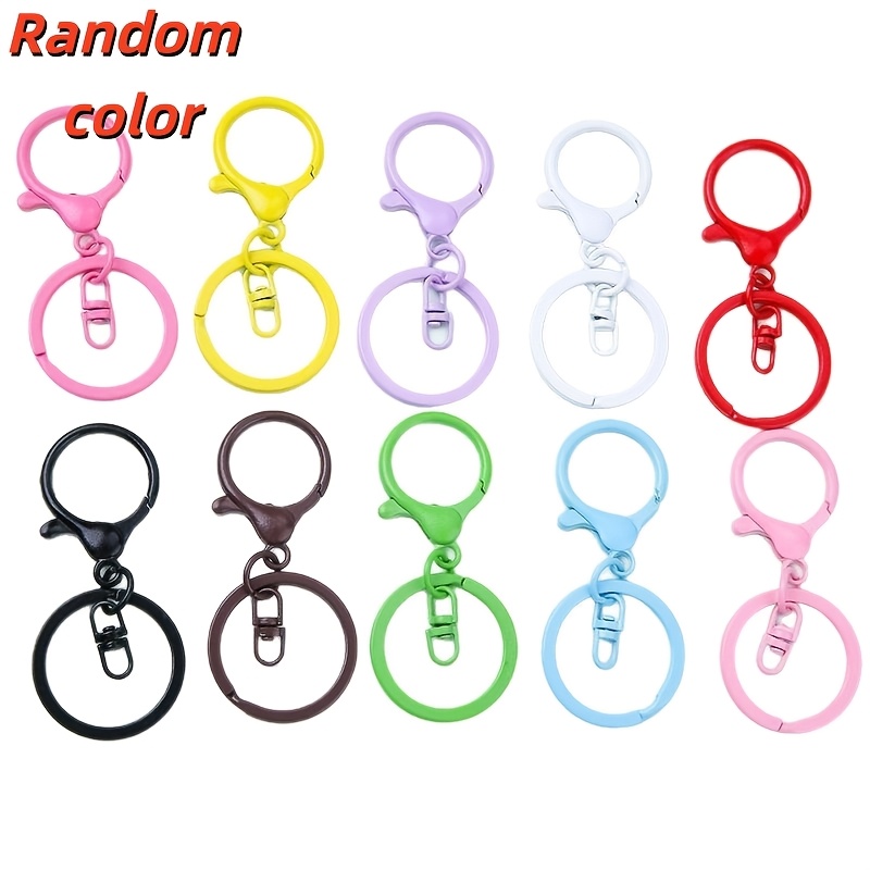 Jewelry Making A Ring - 32Pcs 다채로운 회전 걸쇠 열쇠 고리