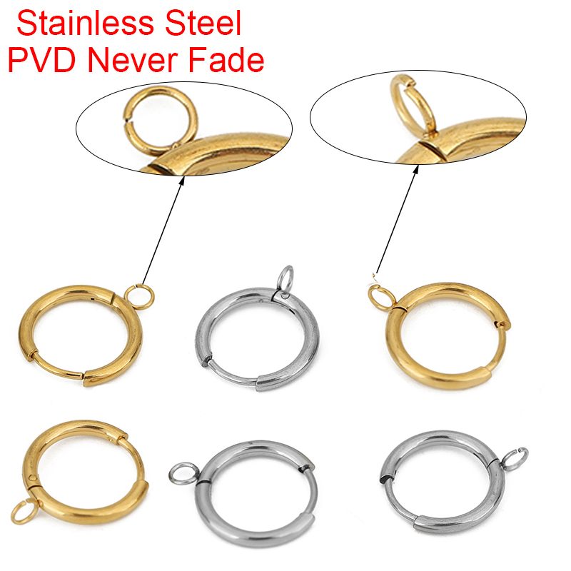 Jewelry Making Yarn - 10pcs PVD 절대 페이드 귀걸이 후크