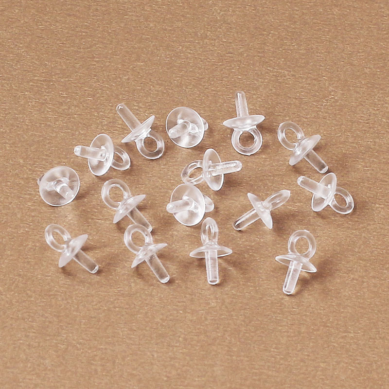 Jewelry Making Using Beads - 100개 레진 컵 아이핀 투명 진주