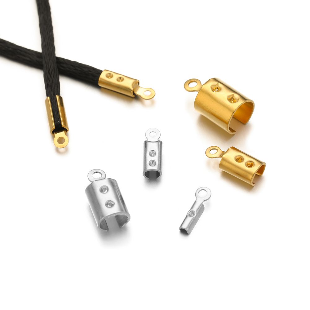 Jewelry Making Pins - 50pcs 스테인레스 스틸 고품질 크림프 엔드