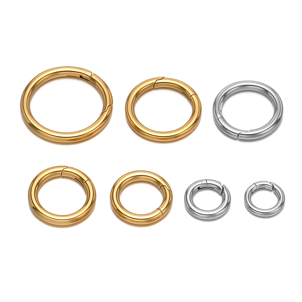 Jewelry Making Kit For Adults - 2개/세트 원형 스프링 클립 스테인리스 스틸