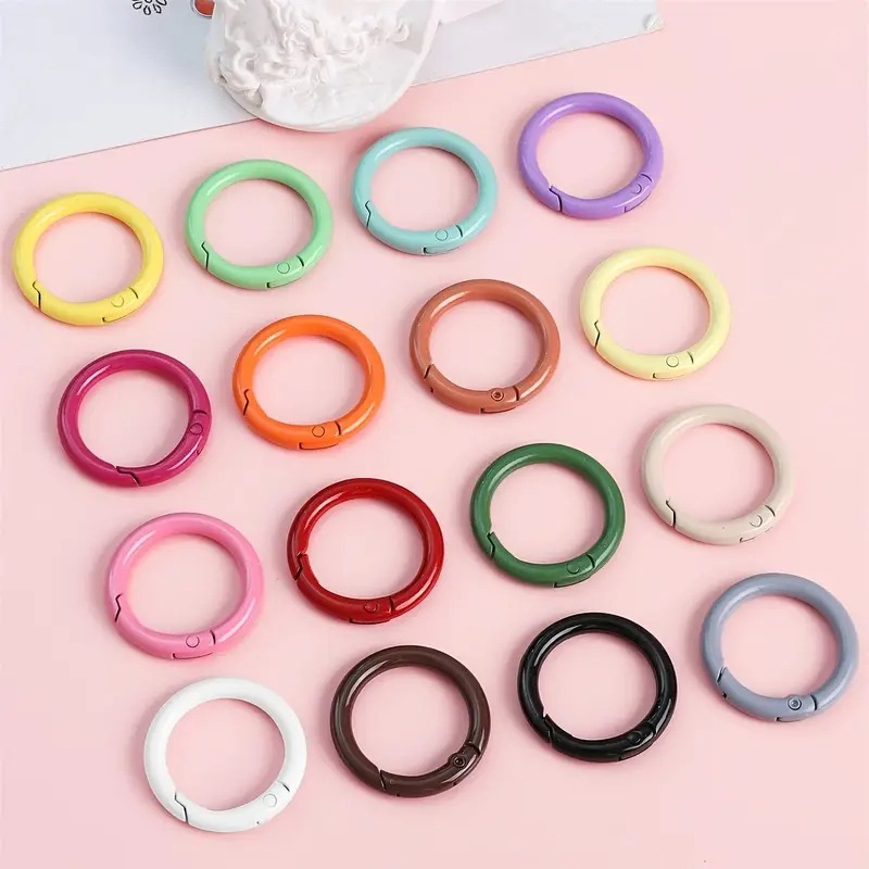 Jewelry Making A Ring - 10PCS 23.5mm 금속 스프링 O 링,