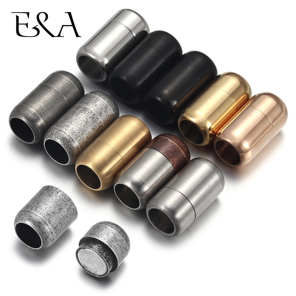 Jewelry Making Kit For Adults - 스테인레스 스틸 3mm-8mm 라운드 마그네틱 걸쇠
