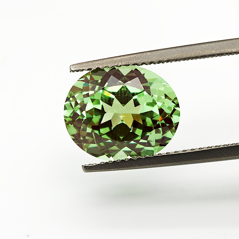연녹색 이트륨 알루미늄 가넷 루스 젬스톤 오벌 컷 랩  - Jewelry Making Light 리뷰 및 가격