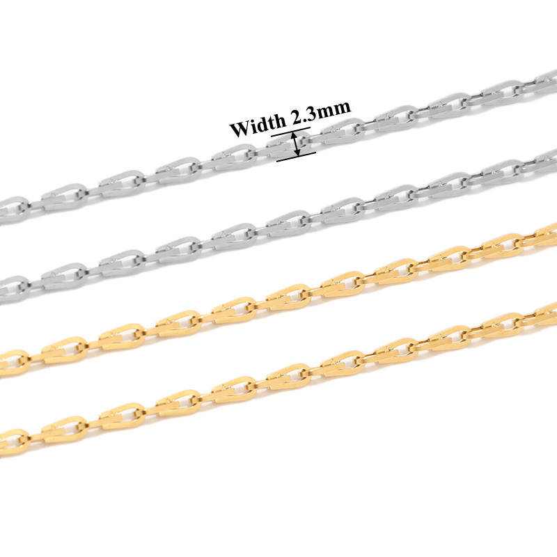 스테인레스 스틸 Rolo 케이블 체인 1 미터, 스테인 - Jewelry Making Paris 리뷰 및 가격