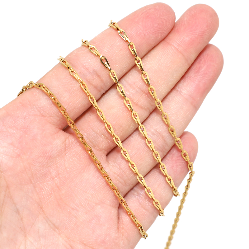 스테인레스 스틸 Rolo 케이블 체인 1 미터, 스테인 - Jewelry Making Paris 리뷰 및 가격