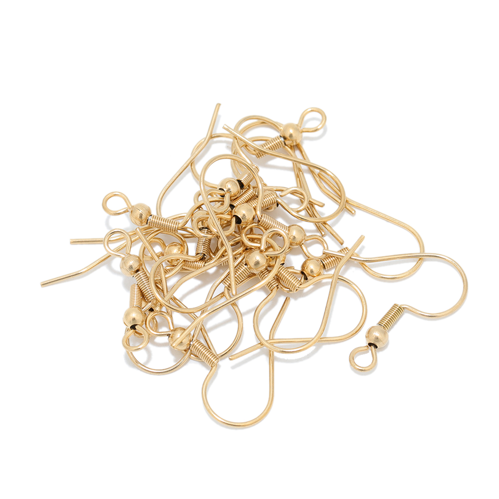 50Pcs 스테인레스 스틸 귀 와이어 로즈 골드 컬러  - Jewelry Making Gold Wire 리뷰 및 가격