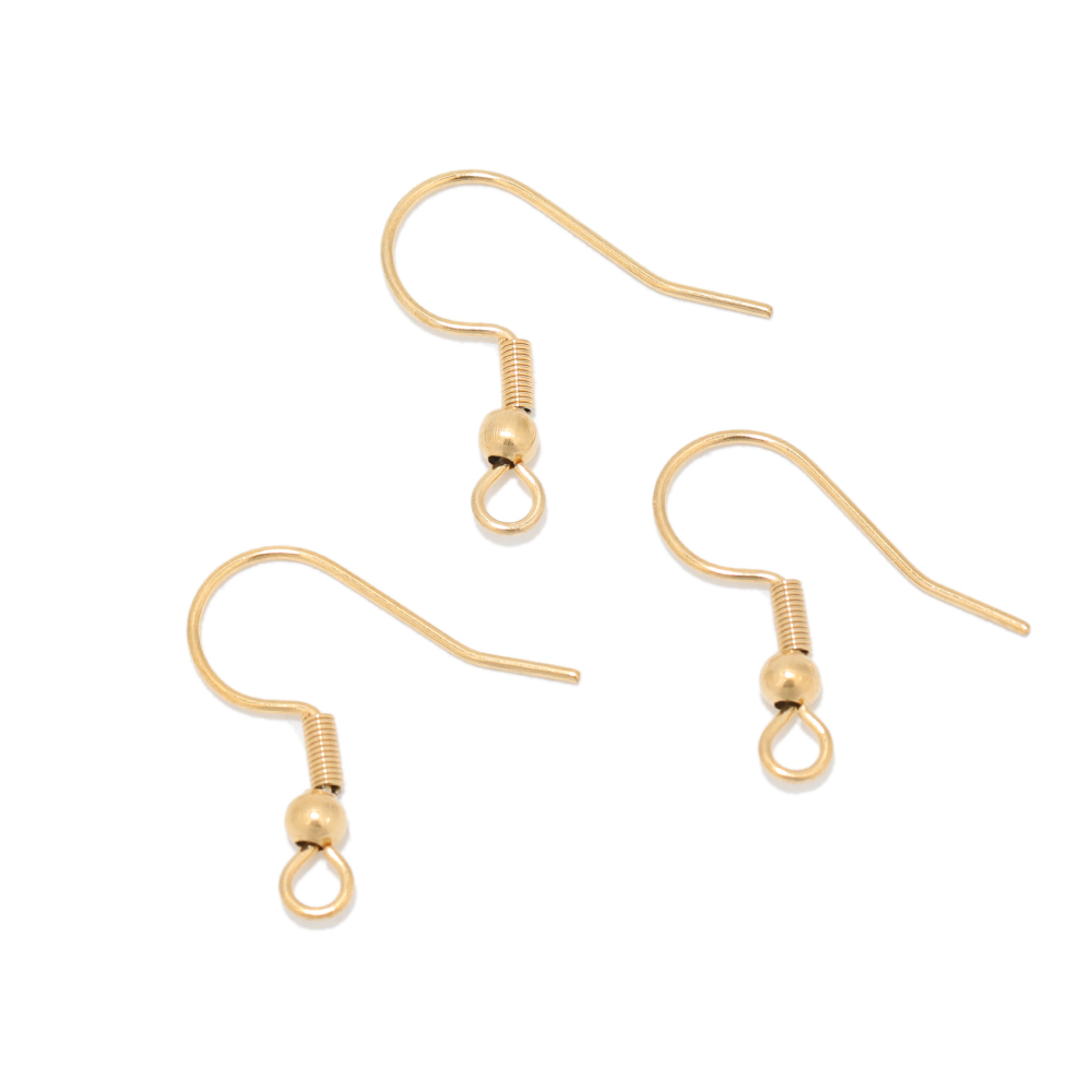 50Pcs 스테인레스 스틸 귀 와이어 로즈 골드 컬러  - Jewelry Making Gold Wire 리뷰 및 가격