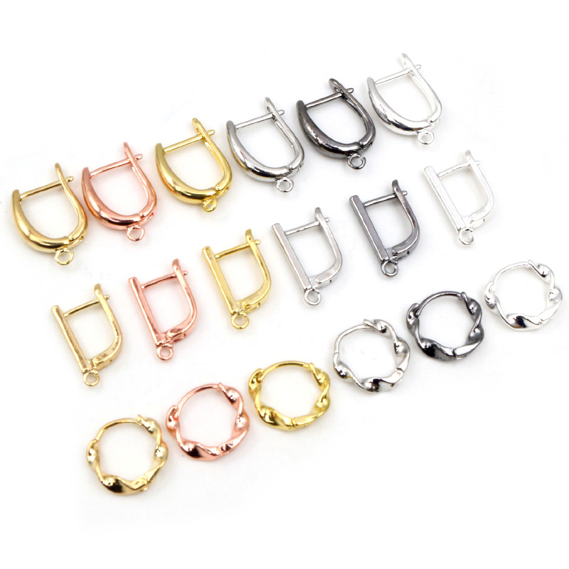 10pcs 골드 컬러 프랑스어 귀걸이 후크 레버 백 오 - Jewelry Making Gold Wire 리뷰 및 가격