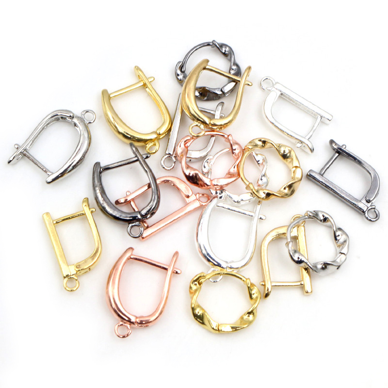 10pcs 골드 컬러 프랑스어 귀걸이 후크 레버 백 오 - Jewelry Making Gold Wire 리뷰 및 가격