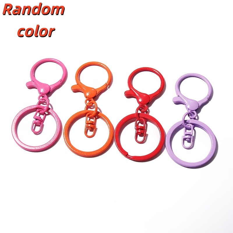 32Pcs 다채로운 회전 걸쇠 열쇠 고리 만들기 보석  - Jewelry Making A Ring 리뷰 및 가격