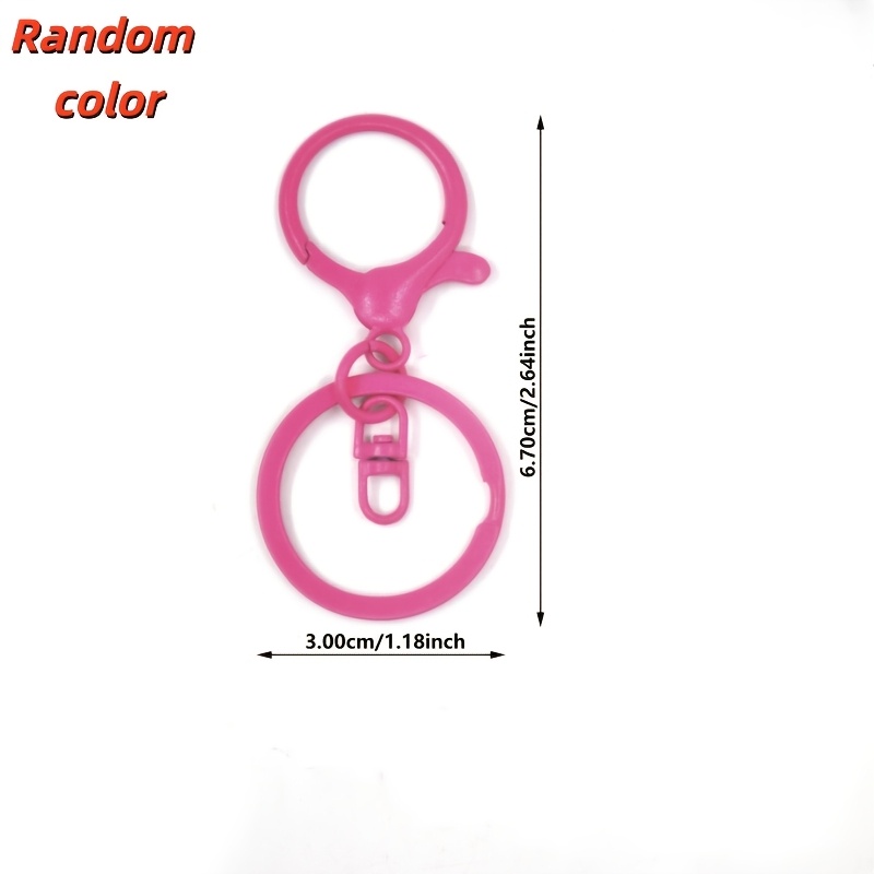 32Pcs 다채로운 회전 걸쇠 열쇠 고리 만들기 보석  - Jewelry Making A Ring 리뷰 및 가격