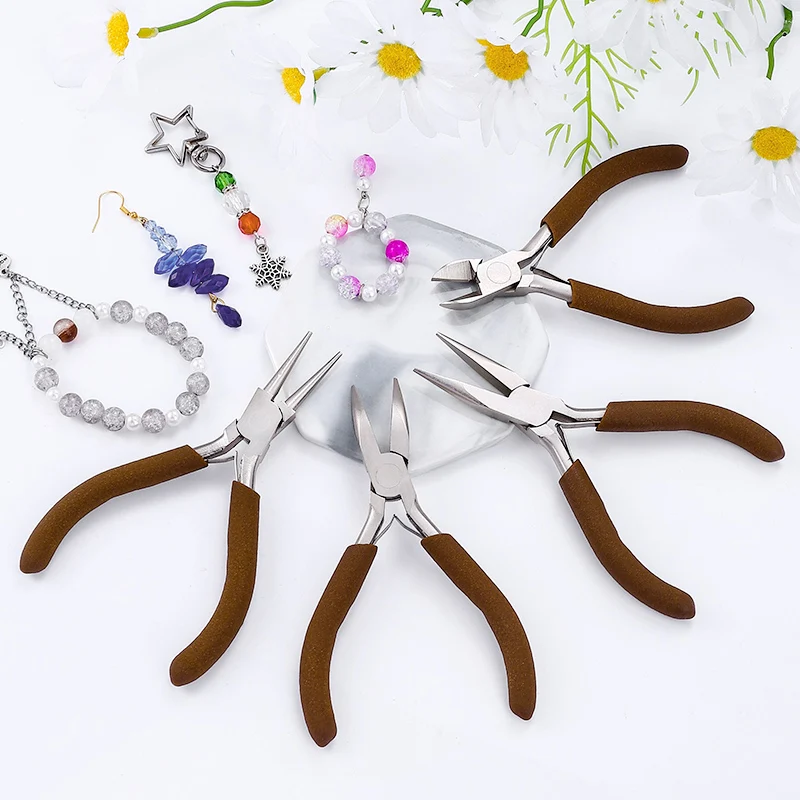 니들 노즈 플라이어, 라운드 노즈 플라이어, 와이어 커 - Jewelry Making Using Beads 리뷰 및 가격