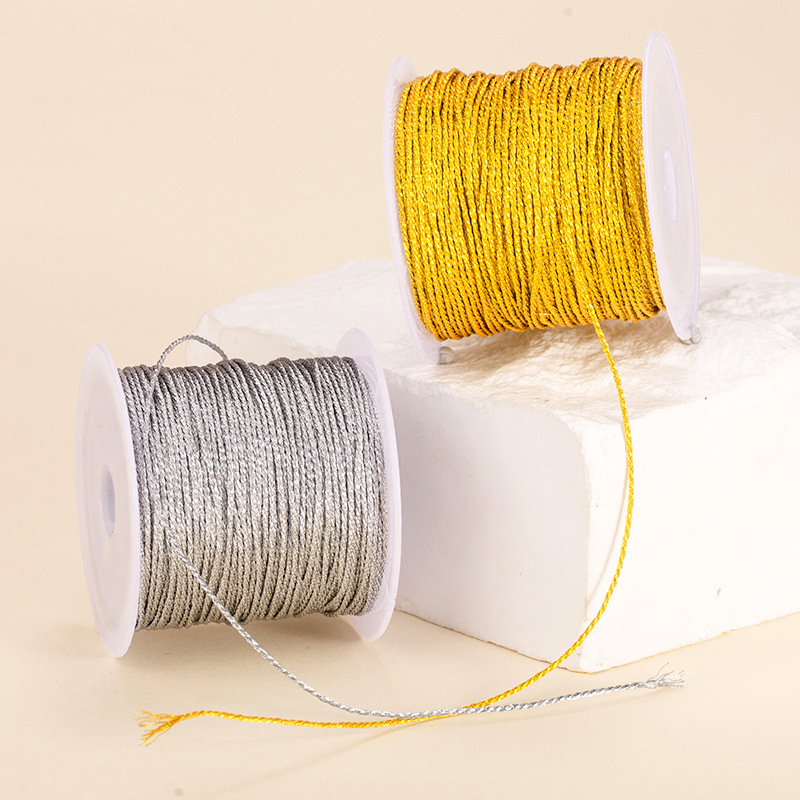 0.2-1MM 금속 장식 문자열 실버 골드 컬러 코드  - Jewelry Making Gold Wire 리뷰 및 가격