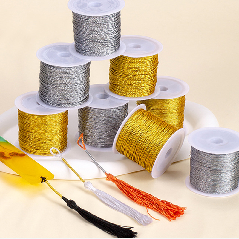 0.2-1MM 금속 장식 문자열 실버 골드 컬러 코드  - Jewelry Making Gold Wire 리뷰 및 가격