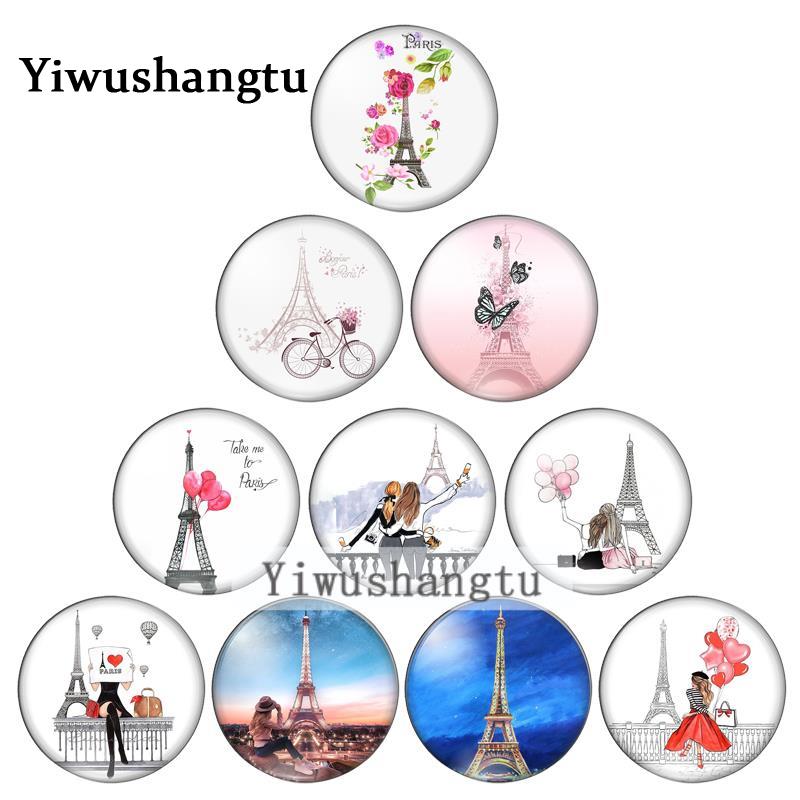 원형 사진 유리 카보숑 데모 플랫 백, 새로운 패션 파 - Jewelry Making Paris 리뷰 및 가격