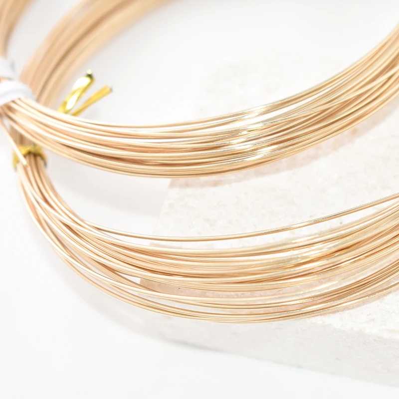 14K 골드 채워진 라운드 1 미터 하프 하드/데드 소 - Jewelry Making Gold Wire 리뷰 및 가격