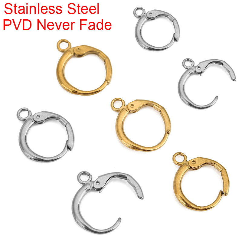 10pcs PVD는 결코 루프가있는 스테인레스 스틸 귀 - Jewelry Making Kit For Adults 리뷰 및 가격