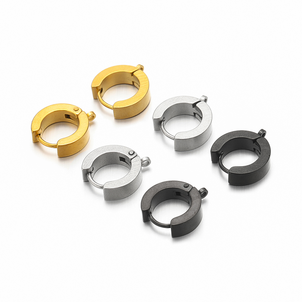 스테인레스 스틸 Glod Huggie 후프 귀걸이 후크 - Jewelry Making Knots 리뷰 및 가격
