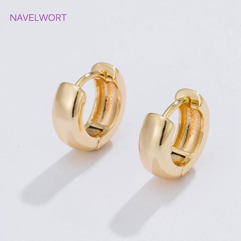 6가지 사이즈의 금도금 원형 후프 귀걸이 여성용 선물, - Jewelry Making Knots 리뷰 및 가격