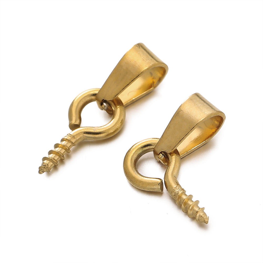 20세트 스테인리스 스틸 베일 클래스프, 스크류 아이  - Jewelry Making Pins 리뷰 및 가격