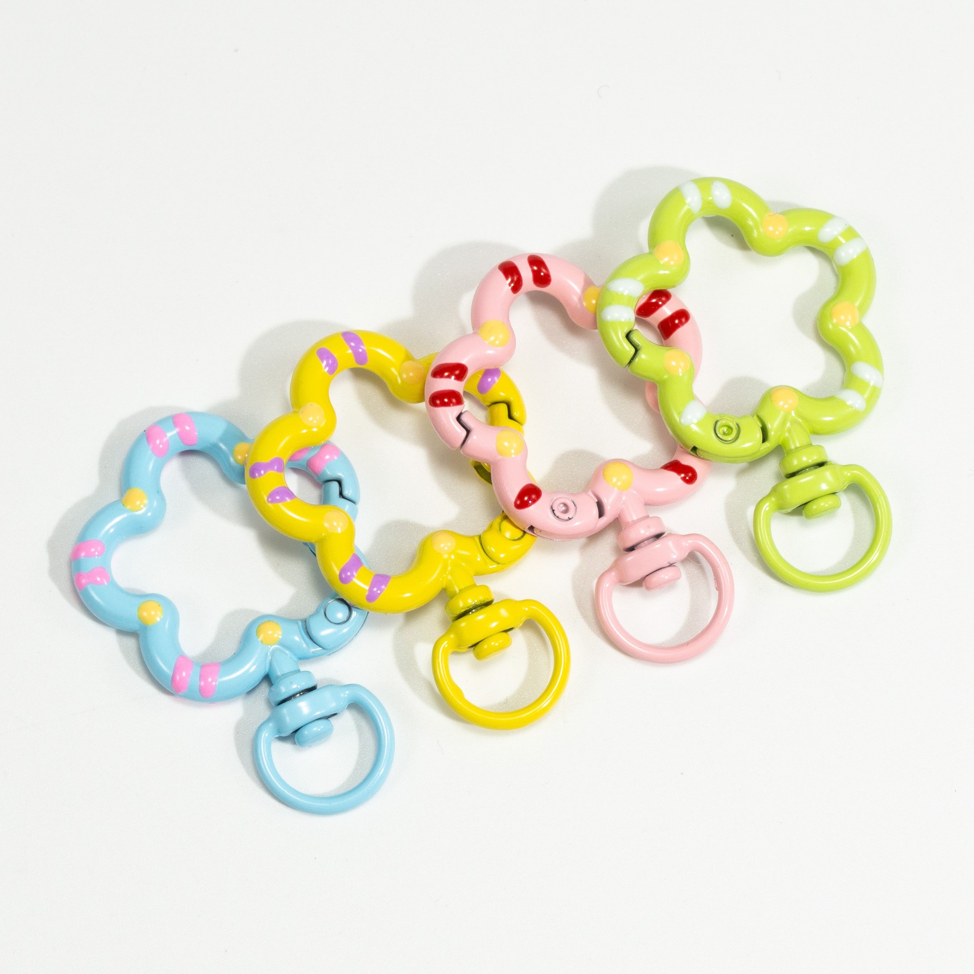 5pcs 꽃 금속 랍스터 클로 걸쇠 회전 매는 밧줄 트 - Jewelry Making A Ring 리뷰 및 가격