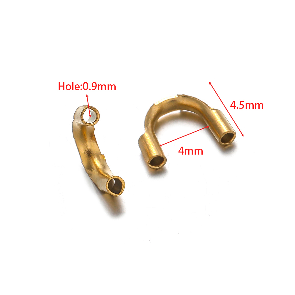 50pcs 골드 도금 스테인레스 스틸 U 모양 연결 버 - Jewelry Making Yarn 리뷰 및 가격