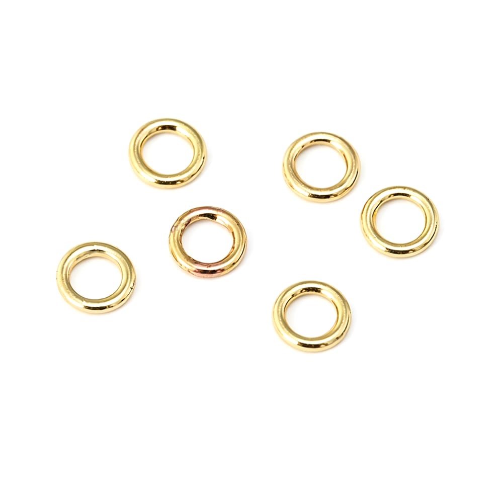 4~14.5MM 18K 골드 색상 황동 원형 와이어 링 - Jewelry Making Gold Wire 리뷰 및 가격