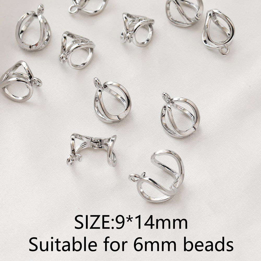 4PCS 구슬은 매력 보석을 배치할 수 있습니다 펜던트 - Jewelry Making Place 리뷰 및 가격