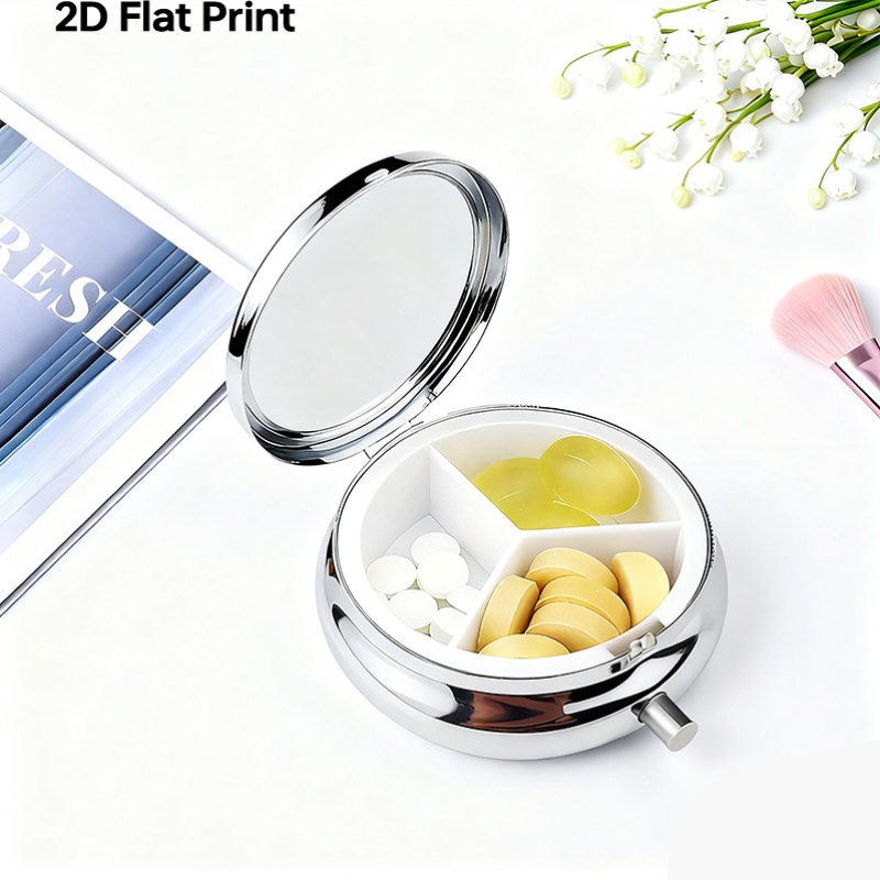 바다거북과 산호 디자인이 있는 3단 약통으로, 작고 휴 - Jewelry Making Place 리뷰 및 가격
