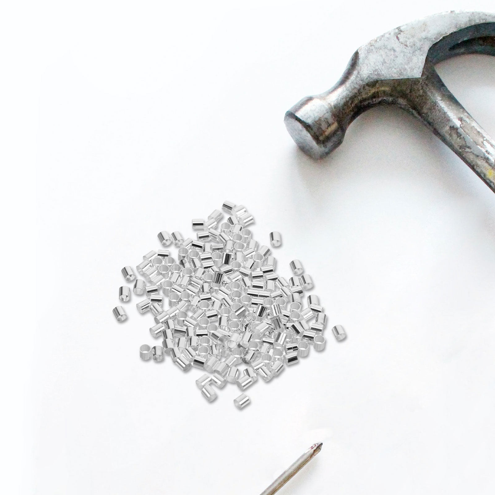 3000개 구리 크림프 튜브 비즈, 쥬얼리 제작용 스페 - Jewelry Making Using Beads 리뷰 및 가격