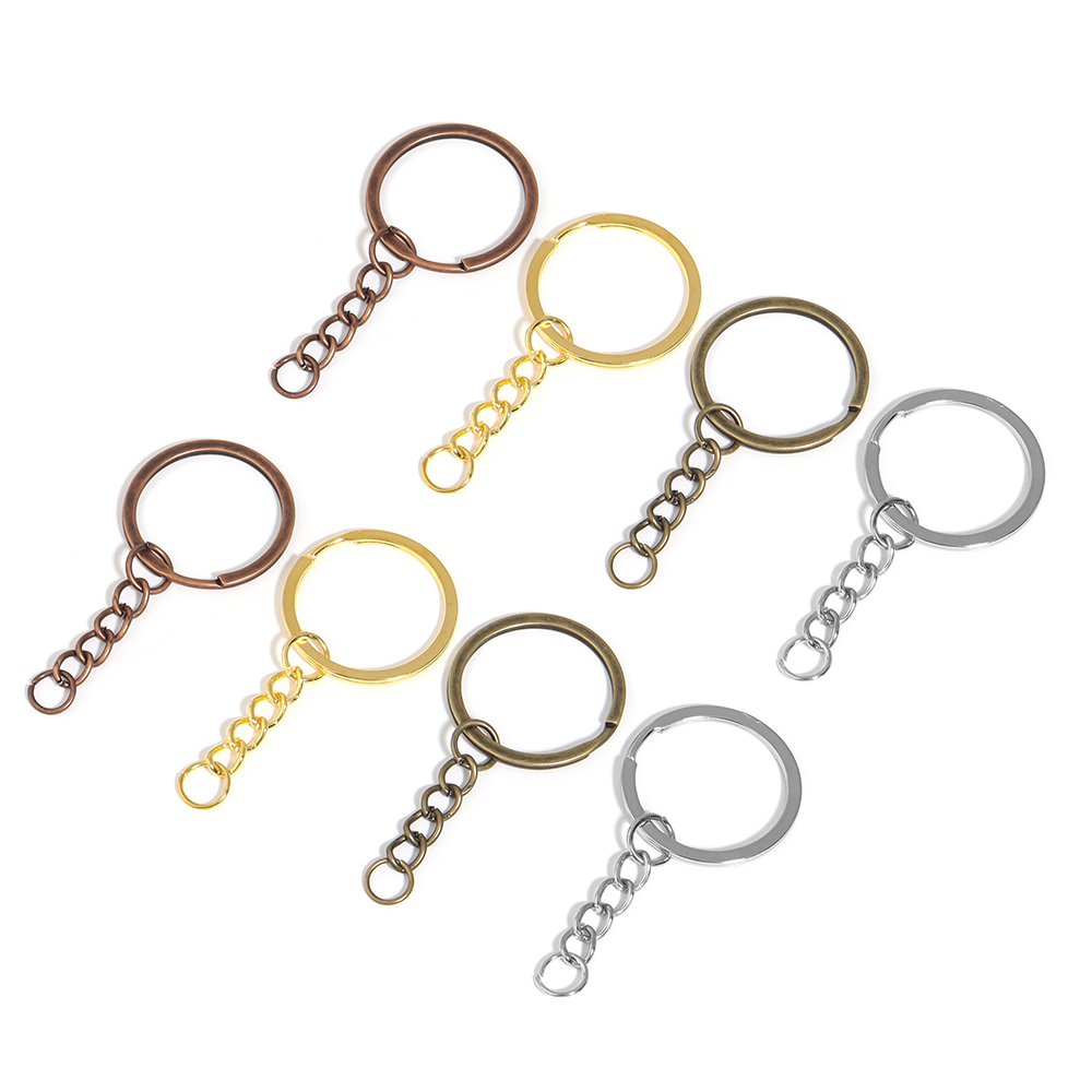 5/20세트/로트 금속 키링 열쇠고리 원형 분할 키링  - Jewelry Making A Ring 리뷰 및 가격