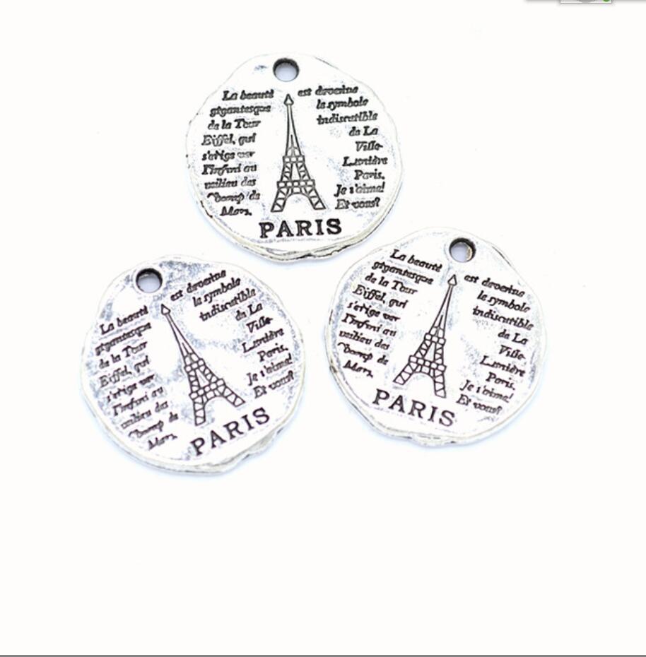 5pcs 참스 파리 에펠 탑 라운드 20*19mm 티베 - Jewelry Making Paris 리뷰 및 가격