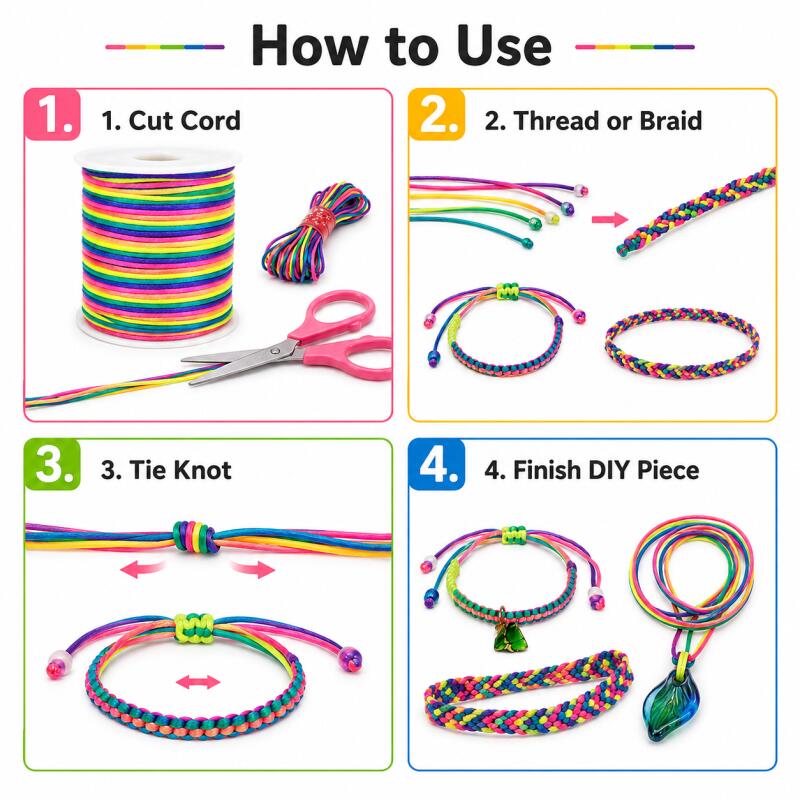 1.5~2.5MM 20/100m 다채로운 그라데이션 나 - Jewelry Making Using Beads 리뷰 및 가격