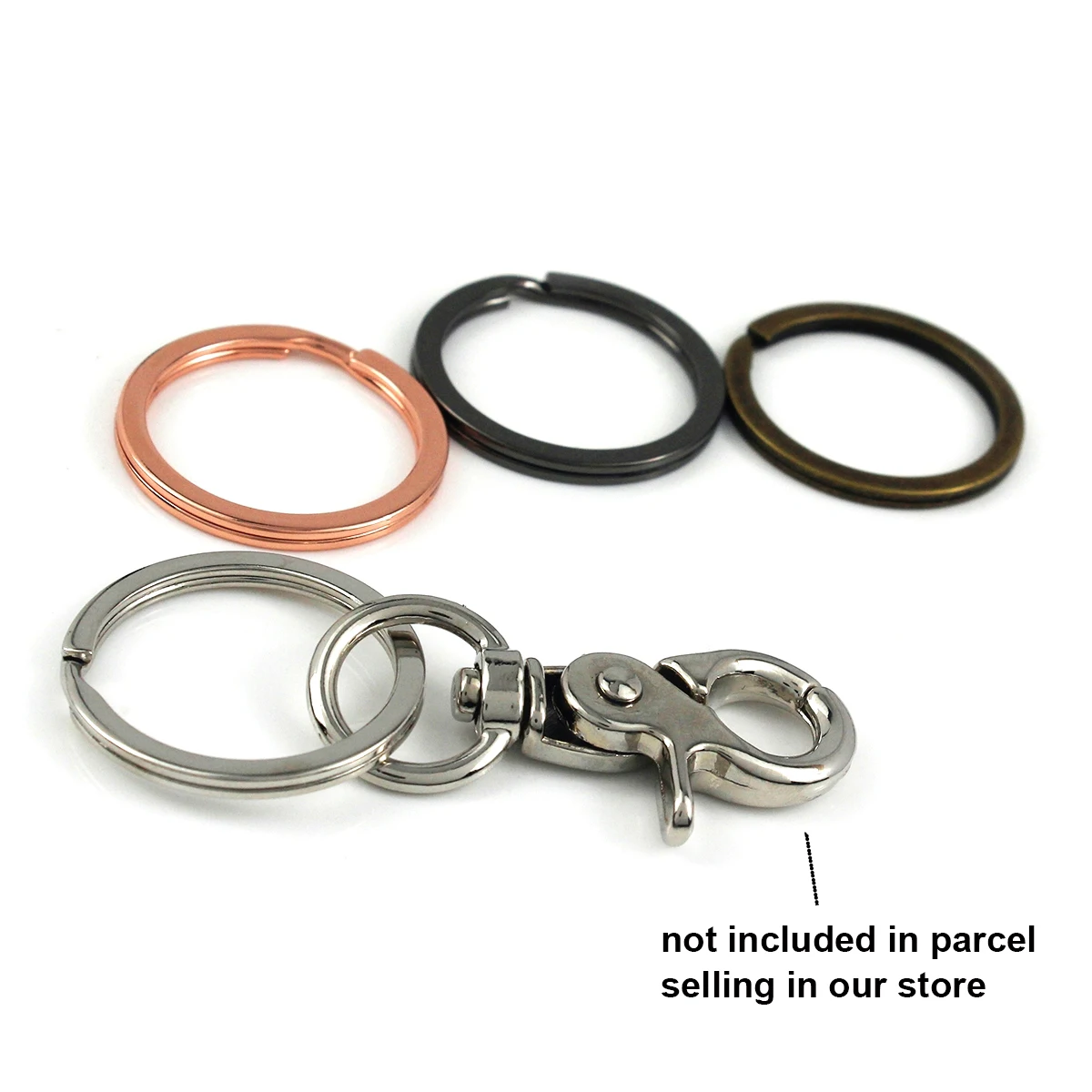 5/10개 금속 합금 키링 30mm 원형 키체인 플랫  - Jewelry Making A Ring 리뷰 및 가격