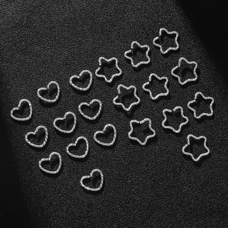 20-30Pcs 스타 & 사랑 양각 머리 고리 액세서리 - Jewelry Making Knots 리뷰 및 가격