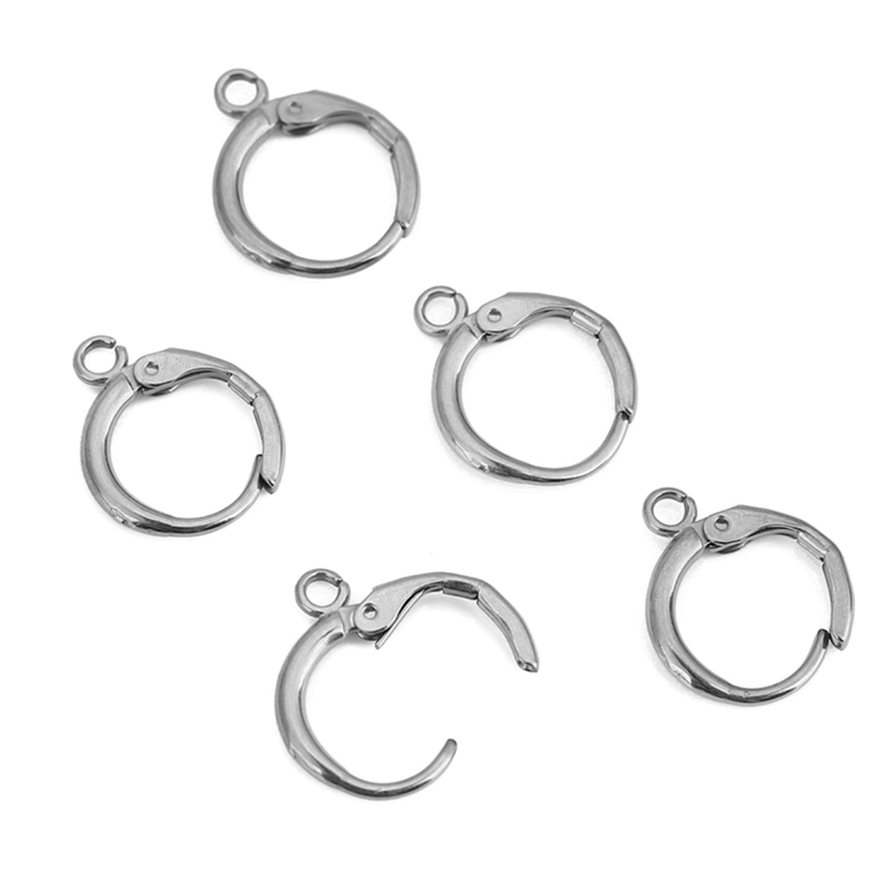 10개 12mm 저자극 귀걸이 고리 클래스프 PVD 변 - Jewelry Making Pins 리뷰 및 가격