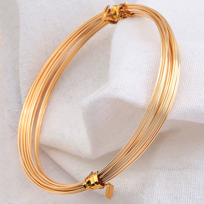 1 미터 0.25/0.41/0.64/0.8mm 하프 하 - Jewelry Making Gold Wire 리뷰 및 가격