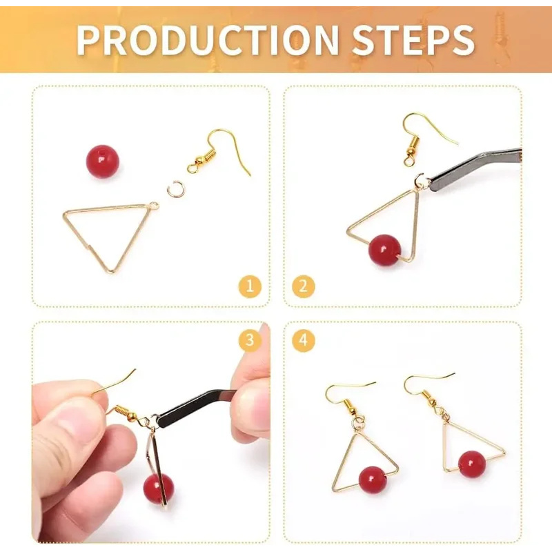 100/500개 DIY 귀걸이 부자재 귀걸이 클라스프  - Jewelry Making Kit For Adults 리뷰 및 가격