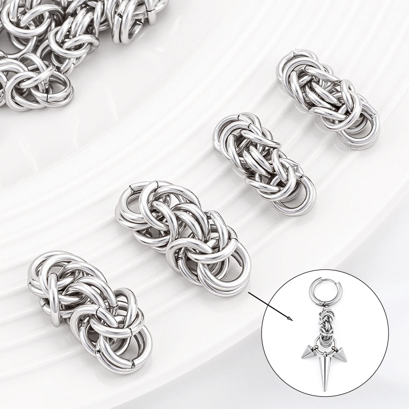 5/10개 스테인리스 스틸 참 장식 금속 연결부 DIY - Jewelry Making Knots 리뷰 및 가격