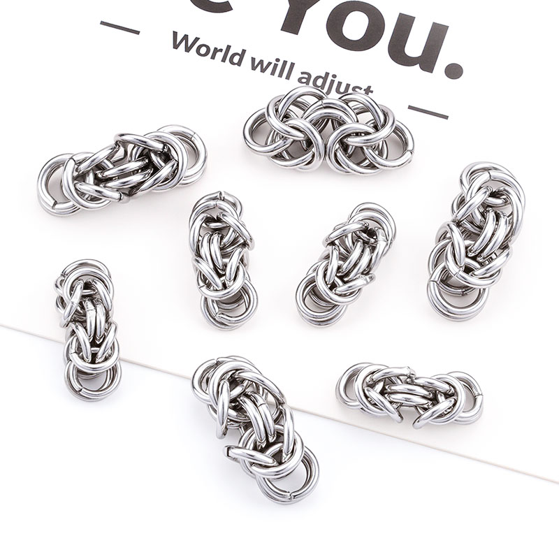 5/10개 스테인리스 스틸 참 장식 금속 연결부 DIY - Jewelry Making Knots 리뷰 및 가격