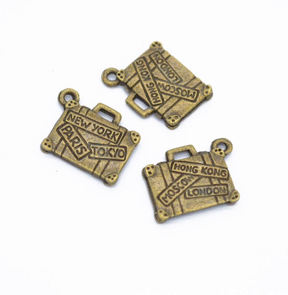 150pcs 참 여행 가방 뉴욕 파리 도쿄 17x13m - Jewelry Making Paris 리뷰 및 가격