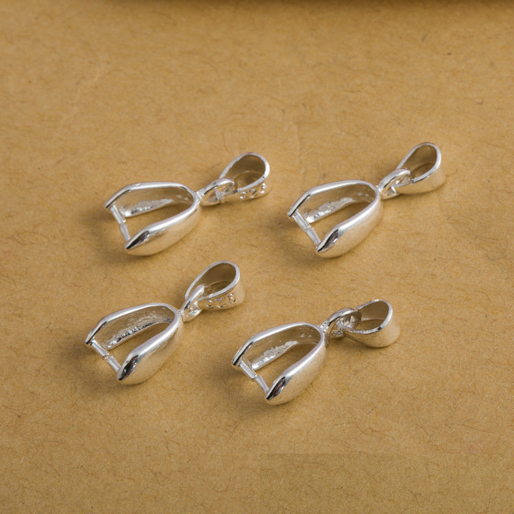10Pcs 925 스털링 실버 도금 구리 펜던트 핀치  - Jewelry Making Kit For Adults 리뷰 및 가격