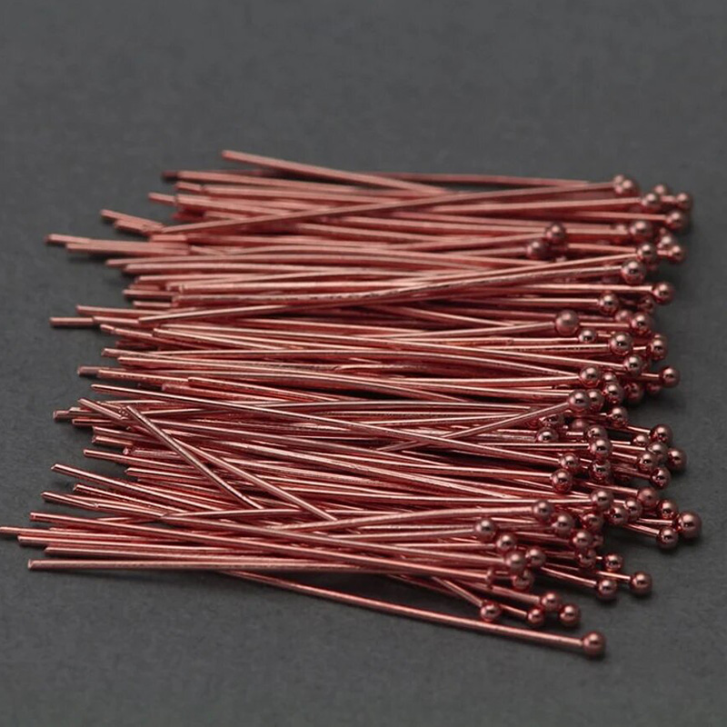 14K 로즈골드 필드 볼 헤드핀 24 게이지 와이어 0 - Jewelry Making Gold Wire 리뷰 및 가격