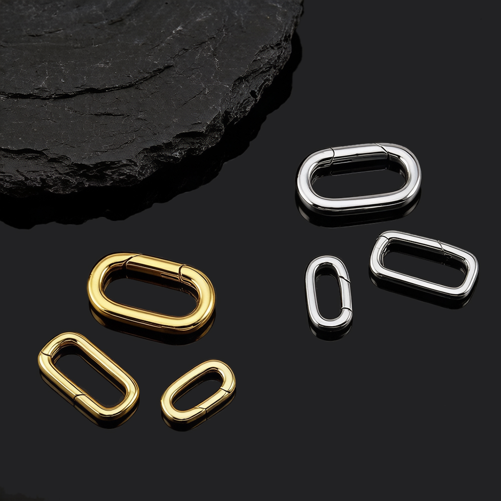 2개 18K 금도금 오벌 카라비너 목걸이 클래스프 스프 - Jewelry Making Kit For Adults 리뷰 및 가격