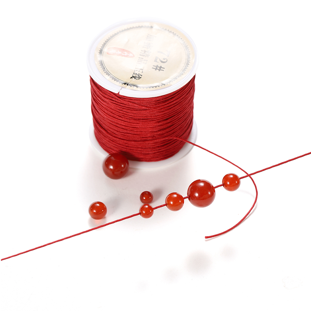 50M/롤 0.8mm 나일론 스레드 코드 중국어 매듭  - Jewelry Making Knots 리뷰 및 가격