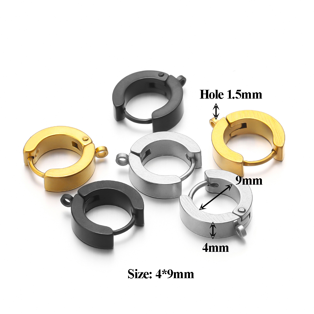 스테인레스 스틸 허기 후프 귀걸이 후크 클립 이어 포스 - Jewelry Making Knots 리뷰 및 가격