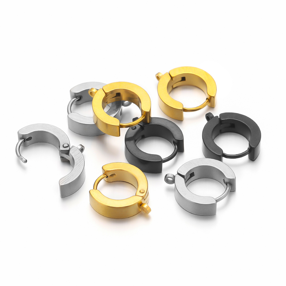 스테인레스 스틸 허기 후프 귀걸이 후크 클립 이어 포스 - Jewelry Making Knots 리뷰 및 가격